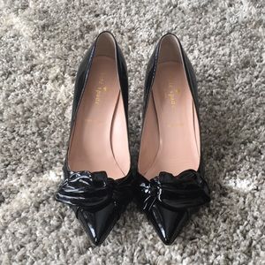 KATE SPADE Black Patent Leather Heels